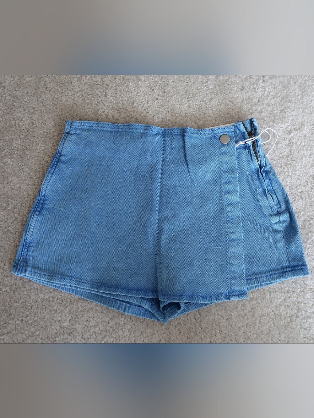 Washed Denim Skort - Picture 3 of 3